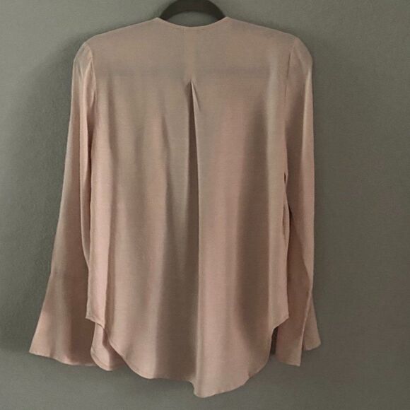 Tru Luxe Jeans Pink Button-down Top/Blouse  Long Sleeves Size XS - Picture 3 of 12